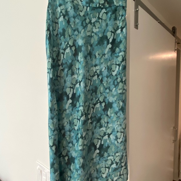 Free people satin print maxi skirt - Picture 4 of 7